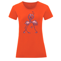 Тениска "Влюбени фламинго" (дамска) - small - 7