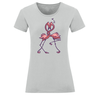 Тениска "Влюбени фламинго" (дамска) - small - 14