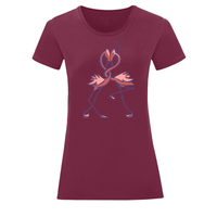 Тениска "Влюбени фламинго" (дамска) - small - 16