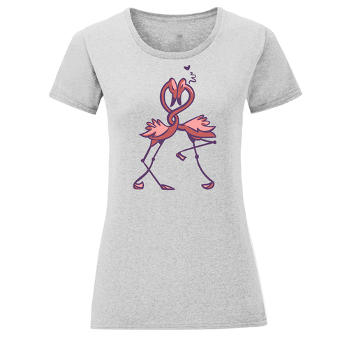 Тениска "Влюбени фламинго" (дамска) - 2