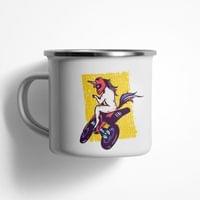 Емайлирано канче "Unicorn Biker" - small - 0
