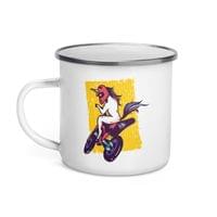 Емайлирано канче "Unicorn Biker" - small - 1
