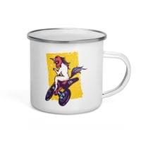 Емайлирано канче "Unicorn Biker" - small - 3
