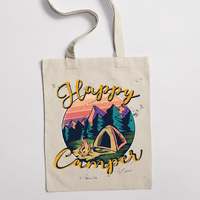 Eко чанта "Happy Camper" - small - 1