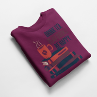 Ватирана блуза "Read Books, Be Happy" - small - 4
