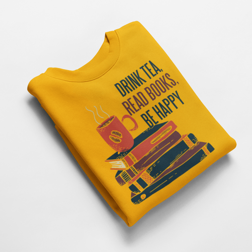 Ватирана блуза &amp;quot;Read Books, Be Happy&amp;quot; - 1