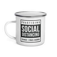 Емайлирано канче "Social Distancing" - small - 4