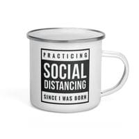 Емайлирано канче "Social Distancing" - small - 6