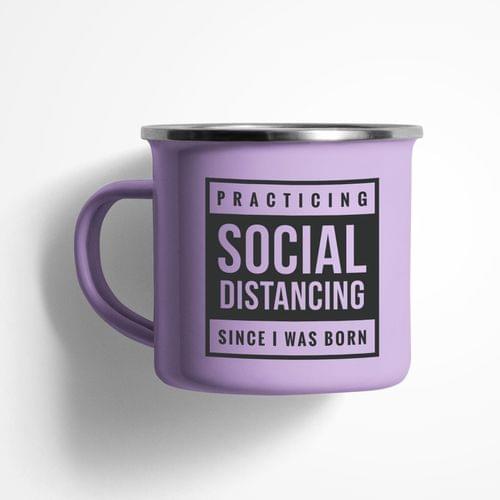 Емайлирано канче &amp;quot;Social Distancing&amp;quot; - 1