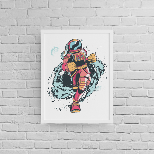 Постер с рамка &amp;quot;Spaceman Runner&amp;quot; - 1