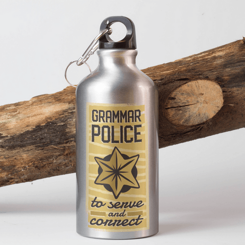 Метална бутилка &amp;quot;Grammar police&amp;quot; - 1