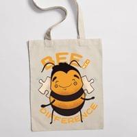 Eко чанта "Bee The Difference" - small - 1