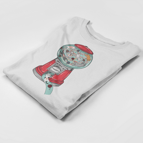 Мъжка блуза "Машина за котки" - 2