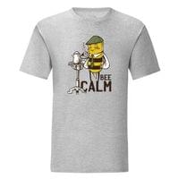 Мъжка тениска "Bee Calm" - small - 0