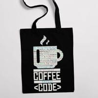 Eко чанта "Coffee Code" - small - 1