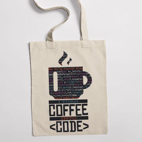 Eко чанта &amp;quot;Coffee Code&amp;quot; - 1