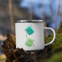 Емайлирано канче "Книжни приятели" - small - 4