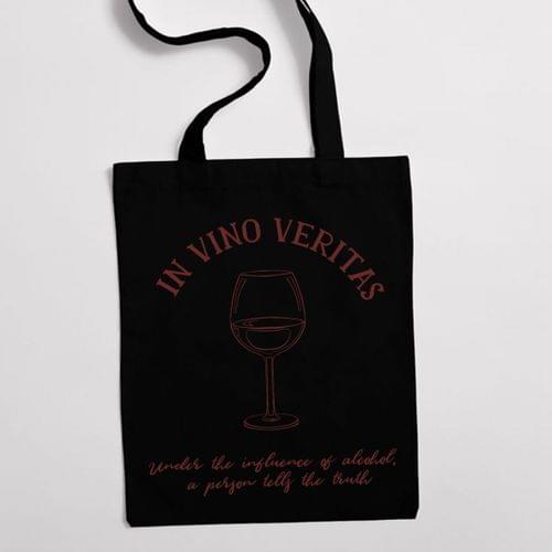 Eко чанта "In Vino Veritas" - 2