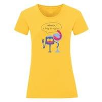 Дамска тениска "A Hug In A Glass" - small - 10 Дамска тениска "A Hug In A Glass" - small - 10