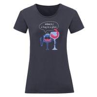 Дамска тениска "A Hug In A Glass" - small - 5 Дамска тениска "A Hug In A Glass" - small - 5