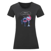 Дамска тениска "A Hug In A Glass" - small - 9 Дамска тениска "A Hug In A Glass" - small - 9