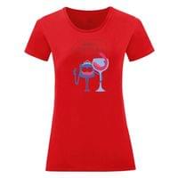 Дамска тениска "A Hug In A Glass" - small - 8 Дамска тениска "A Hug In A Glass" - small - 8