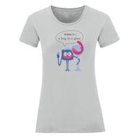 Дамска тениска "A Hug In A Glass" - small - 0 Дамска тениска "A Hug In A Glass" - small - 0