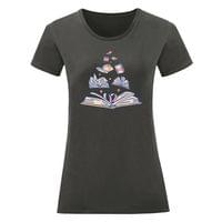 Дамска тениска "Книги" - small - 3