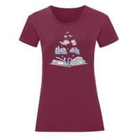 Дамска тениска "Книги" - small - 4