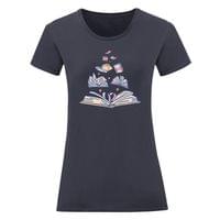Дамска тениска "Книги" - small - 7