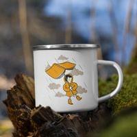 Емайлирано канче "Книжна есен" - small - 4