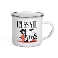 Емайлирано канче "Miss You" - small - 3