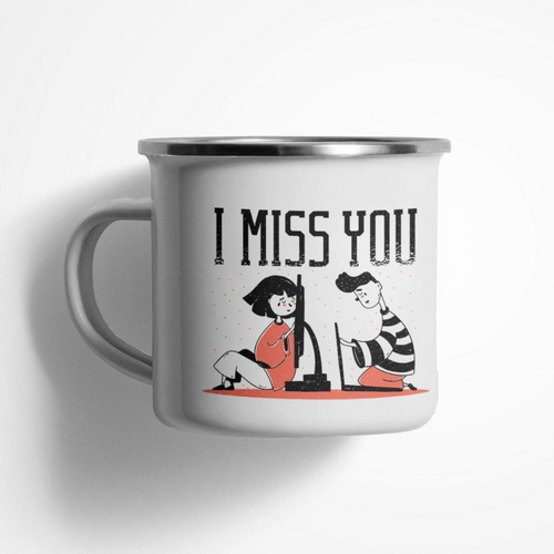 Емайлирано канче &amp;quot;Miss You&amp;quot; - 1