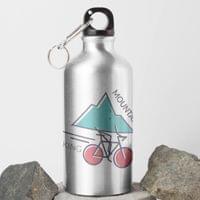 Метална бутилка "Mountain Biking" - small - 0