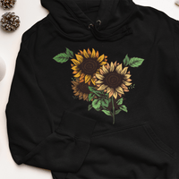 Дамска худи рокля "Sunflowers" - small - 0 Дамска худи рокля "Sunflowers" - small - 0