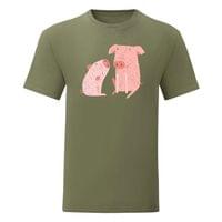 Тениска "Двете прасенца" (мъжка) - small - 1