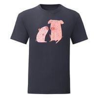 Тениска "Двете прасенца" (мъжка) - small - 4