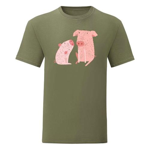 Тениска "Двете прасенца" (мъжка) - 2