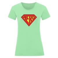 Дамска тениска "Super Nerd" - small - 5 Дамска тениска "Super Nerd" - small - 5