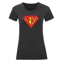 Дамска тениска "Super Nerd" - small - 6 Дамска тениска "Super Nerd" - small - 6