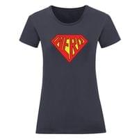 Дамска тениска "Super Nerd" - small - 11 Дамска тениска "Super Nerd" - small - 11