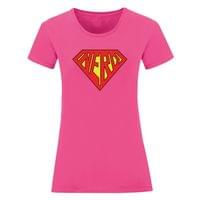 Дамска тениска "Super Nerd" - small - 8 Дамска тениска "Super Nerd" - small - 8