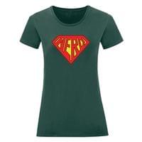 Дамска тениска "Super Nerd" - small - 13 Дамска тениска "Super Nerd" - small - 13