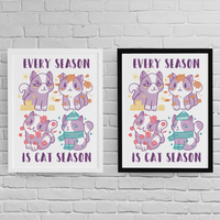 Постер с рамка "Cat Season" - small - 2