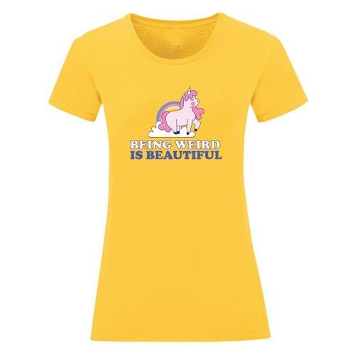 Дамска тениска &amp;quot;Beautiful weird&amp;quot; - 1