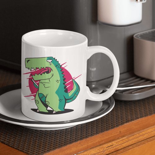Чаша &amp;quot;T-Rex и смартфон&amp;quot; - 1