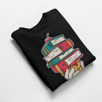 Ватирана блуза "Книжен сладолед" - small - 0