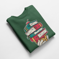 Ватирана блуза "Книжен сладолед" - small - 2