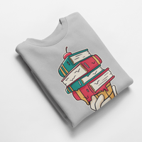Ватирана блуза "Книжен сладолед" - small - 3