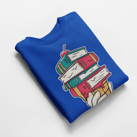 Ватирана блуза "Книжен сладолед" - small - 5